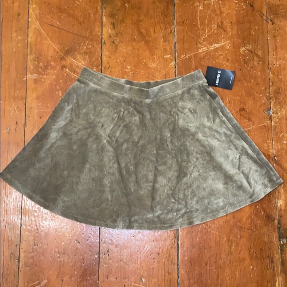 Forever 21 Corduroy Circle Skirt